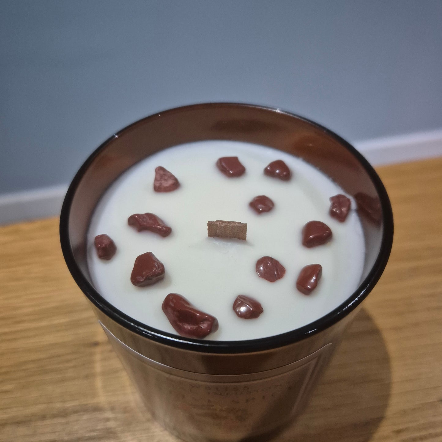 Festive Spice~Crystal Infused Candle