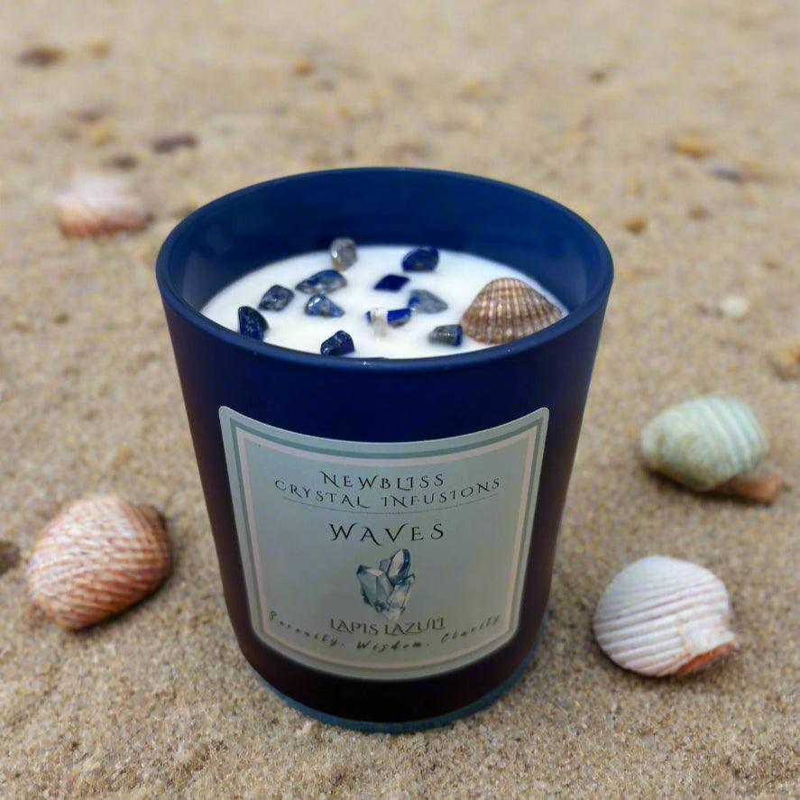 Waves~Crystal Infused Candle