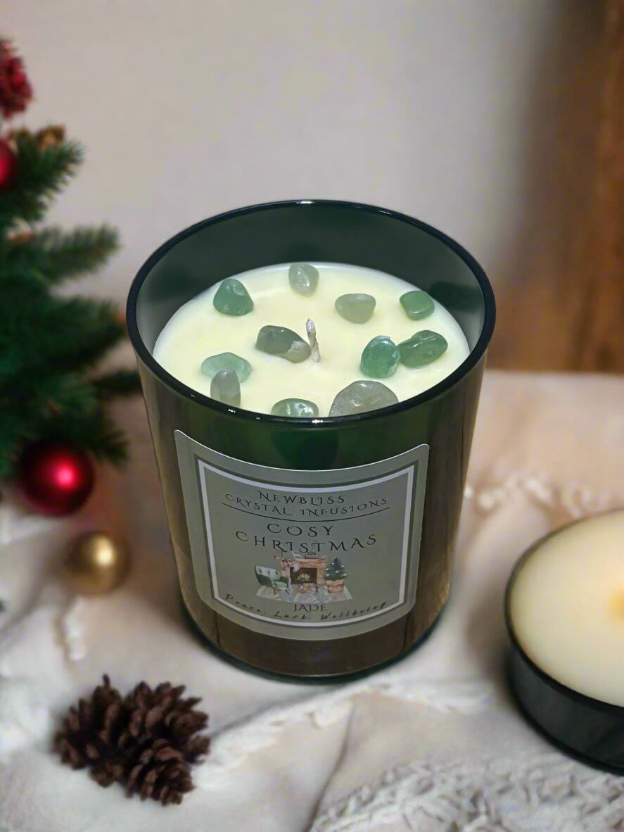 Cosy Christmas ~ Crystal Infused Candle