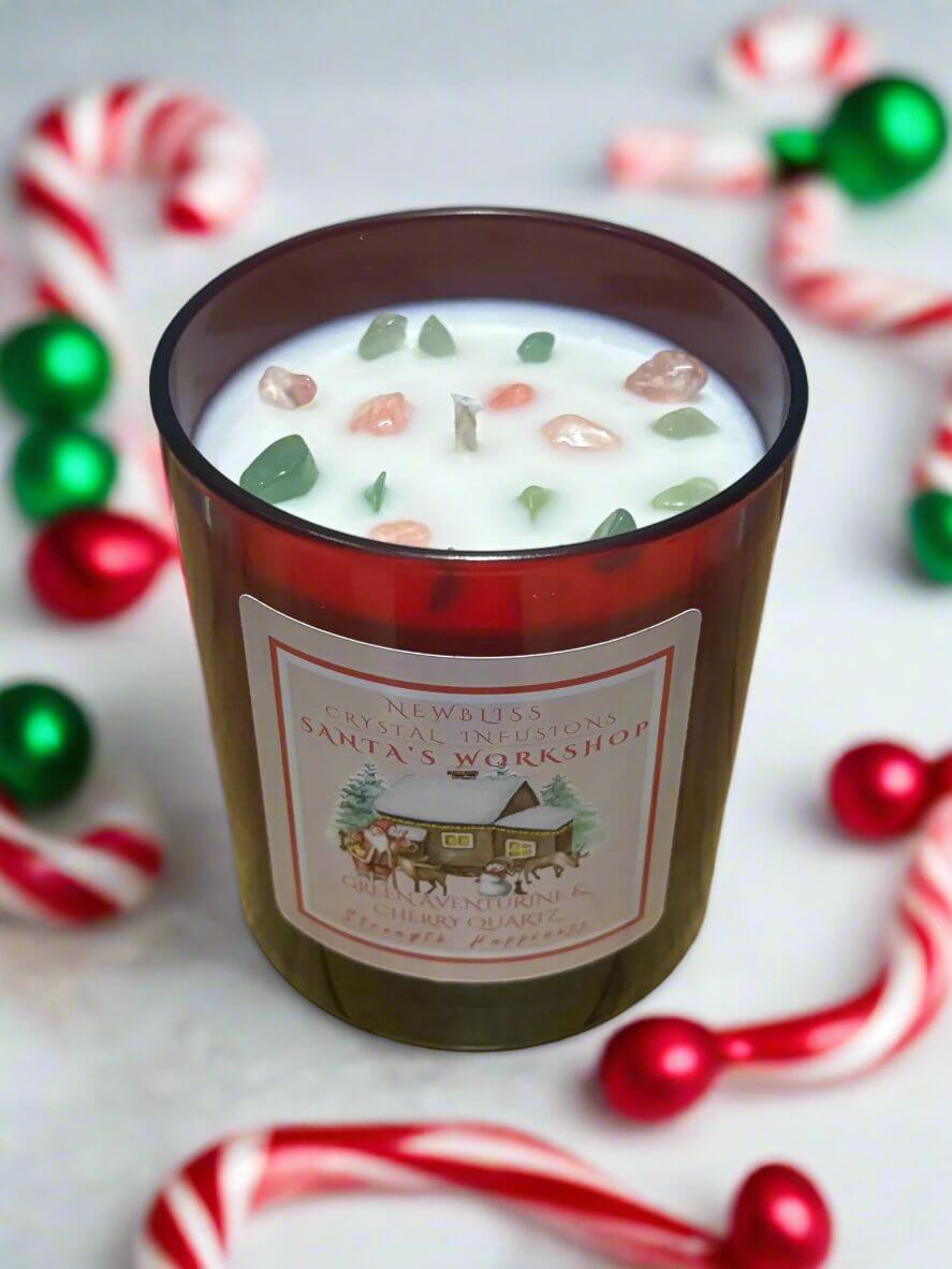 Santa's Workshop ~ Crystal Infused Candle