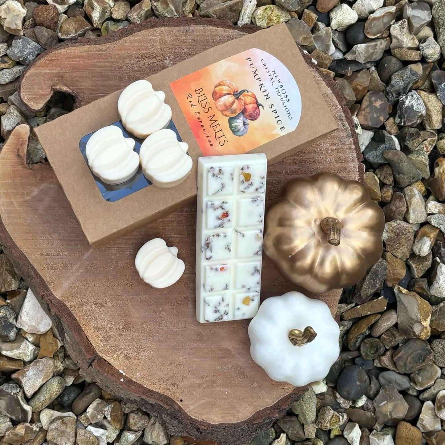 Pumpkin Spice Wax Melts~ Red Citrine & Heather infused